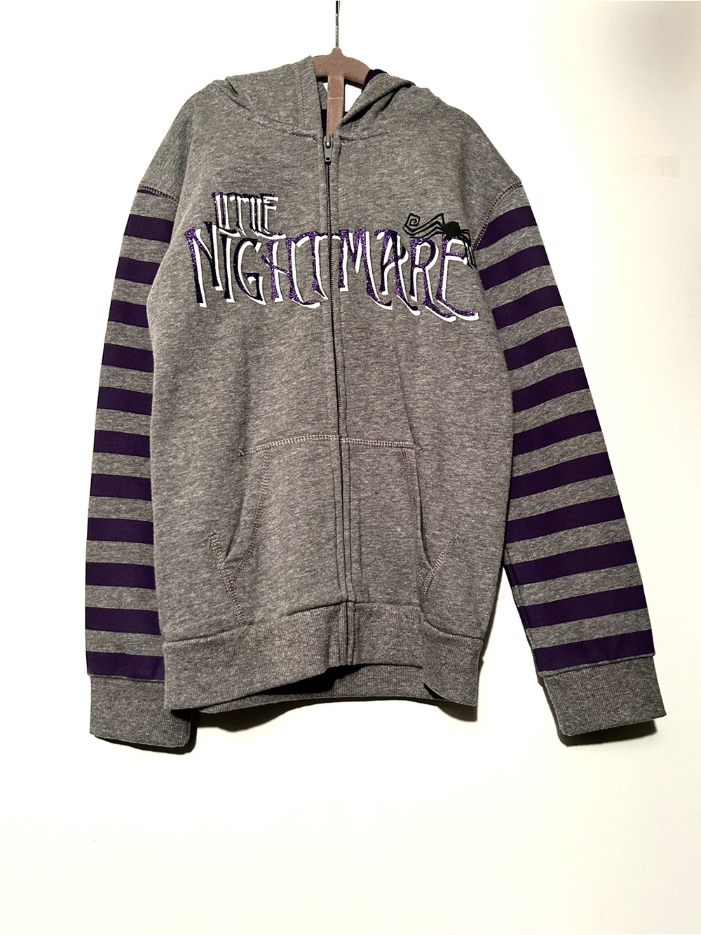 Disney Parks Kids Little Nightmare before Christmas Zip Hoodie NWT